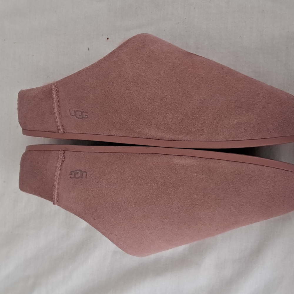 Ugg Elea Suede‎ Slipper. Woman's Size 8. Dusty Rose. - Picture 6 of 12